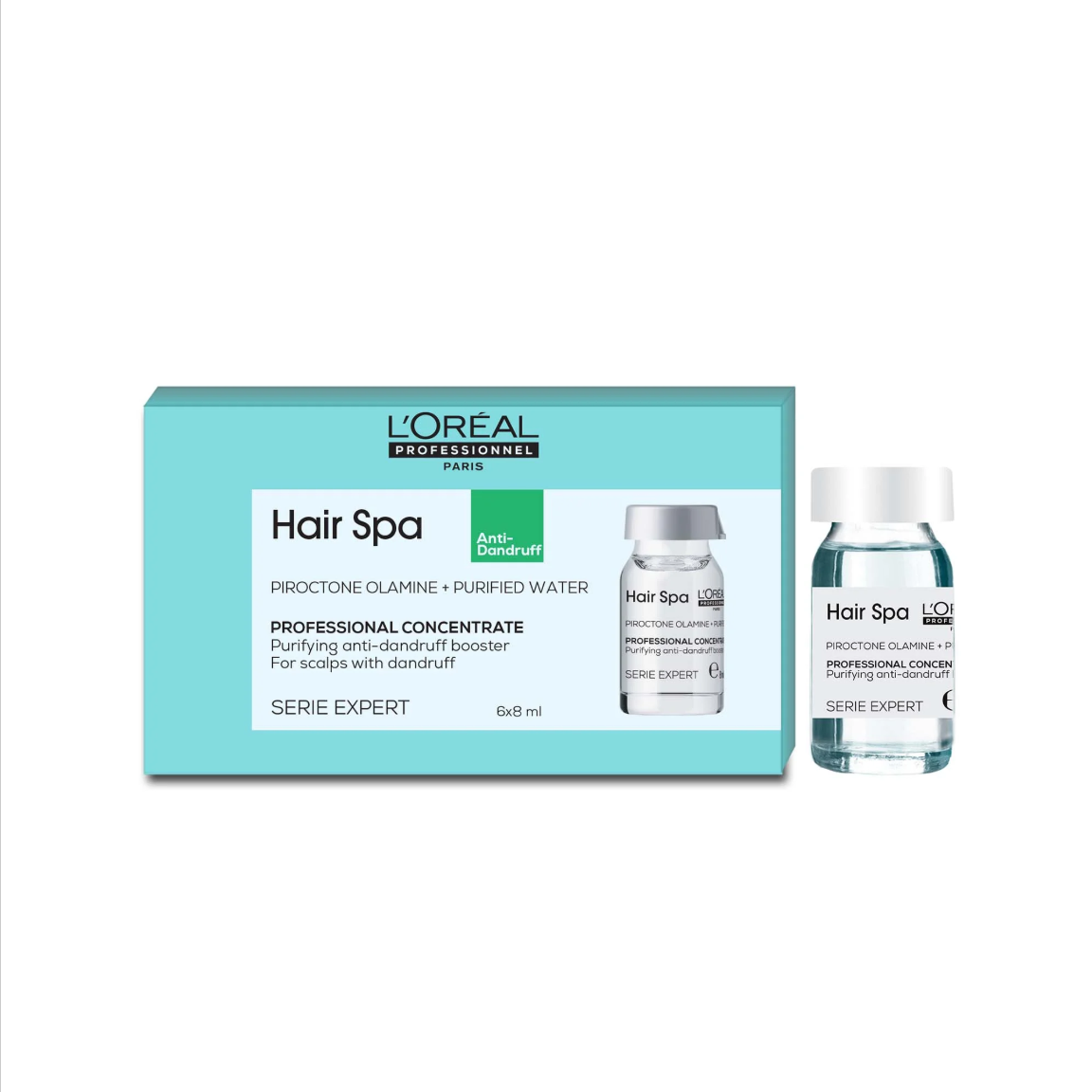 L'Oreal Professionnel Hair Spa Purifying Concentrate Ampoules 6 x 8 ml