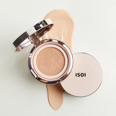 ISOI Vegan Zero Cushion SPF38 PA++ Shade 21 (Compact + Refill)