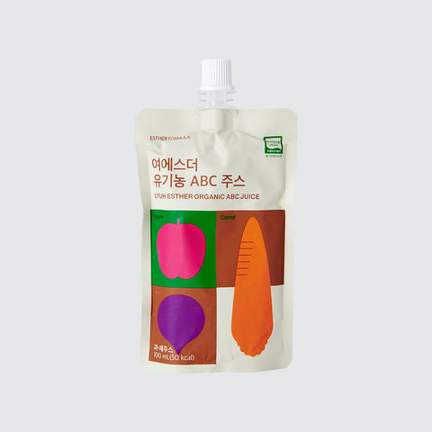 Esther Formula Organic ABC Juice (Apple Beet Carrot) 100ml x 14 Pouches