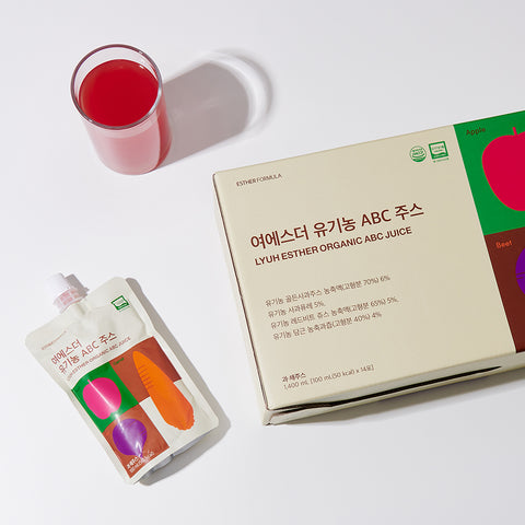 Esther Formula Organic ABC Juice (Apple Beet Carrot) 100ml x 14 Pouches
