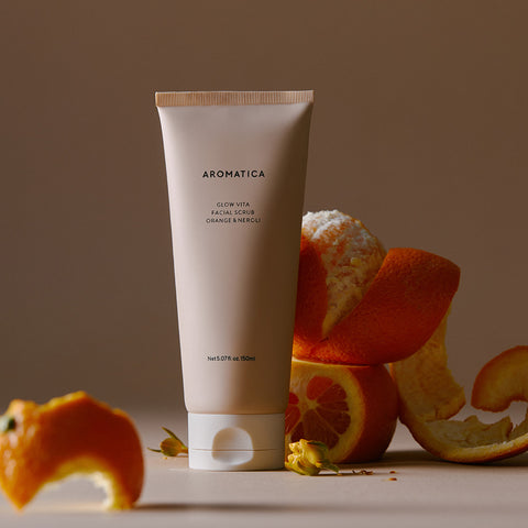Aromatica Glow Vita Facial Scrub Orange & Neroli 150ml