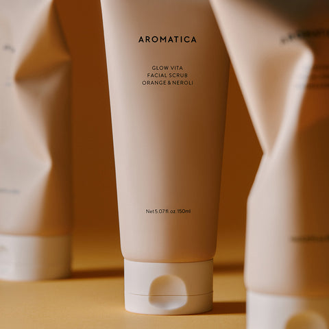 Aromatica Glow Vita Facial Scrub Orange & Neroli 150ml