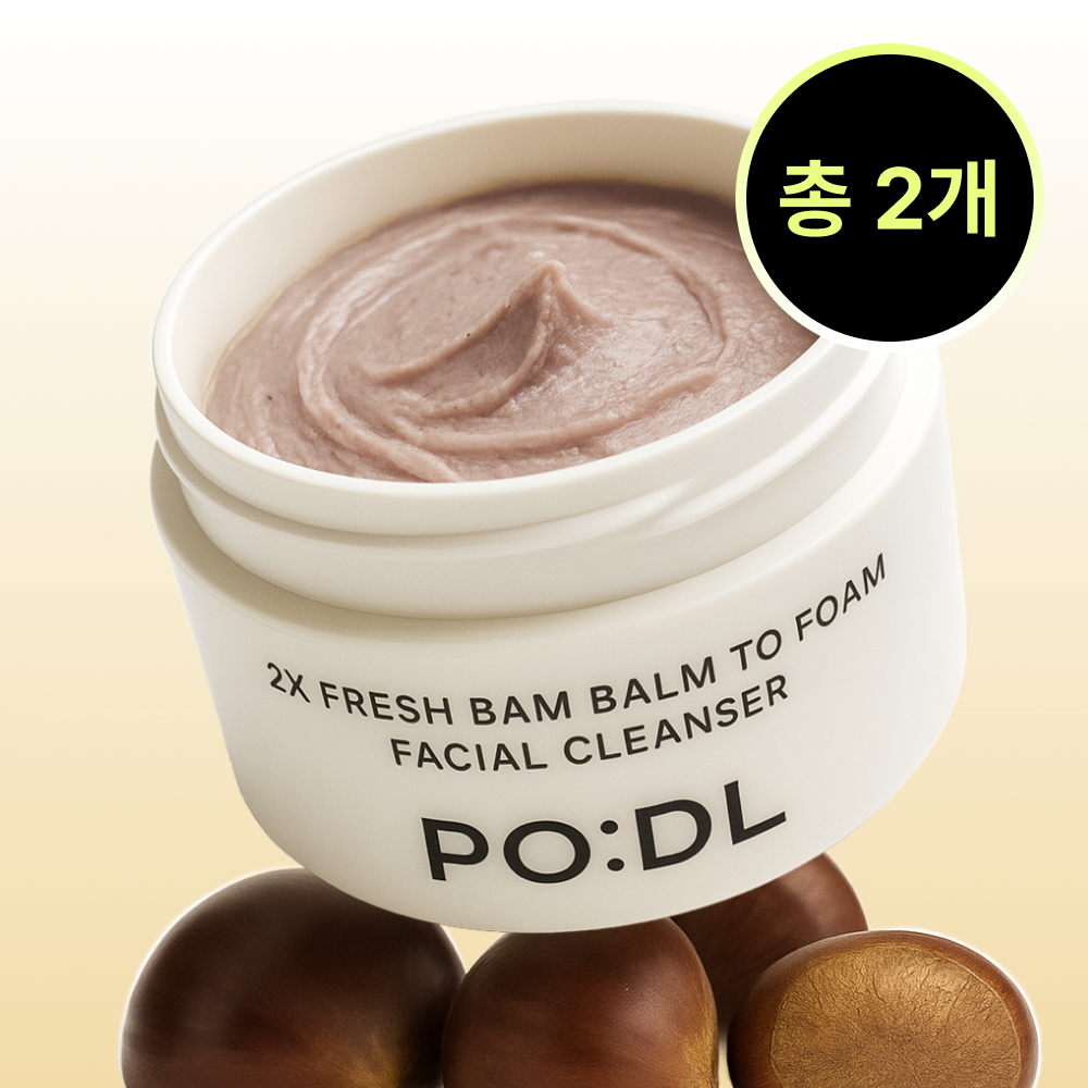 Podl Bam-to-Foam 2X Fresh Balm-to-Foam Cleanser 130ml (2 Pack)