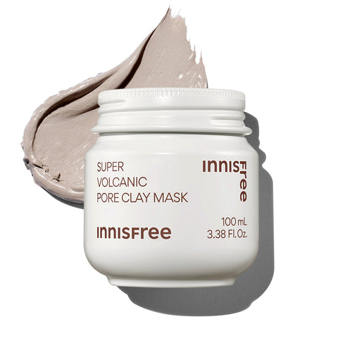 Innisfree Volcanic Pore 2-Piece Set (Volcanic Pore Dual Mask 110g + Super Volcanic Pore Mask 100ml)