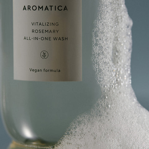 Aromatica Vitalizing Rosemary All-in-One Wash 300ml (Refill)