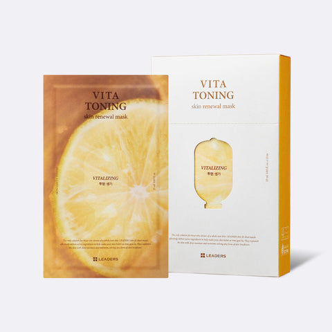 Leaders Vita Toning Skin Renewal Mask 25ml (10 sheets)
