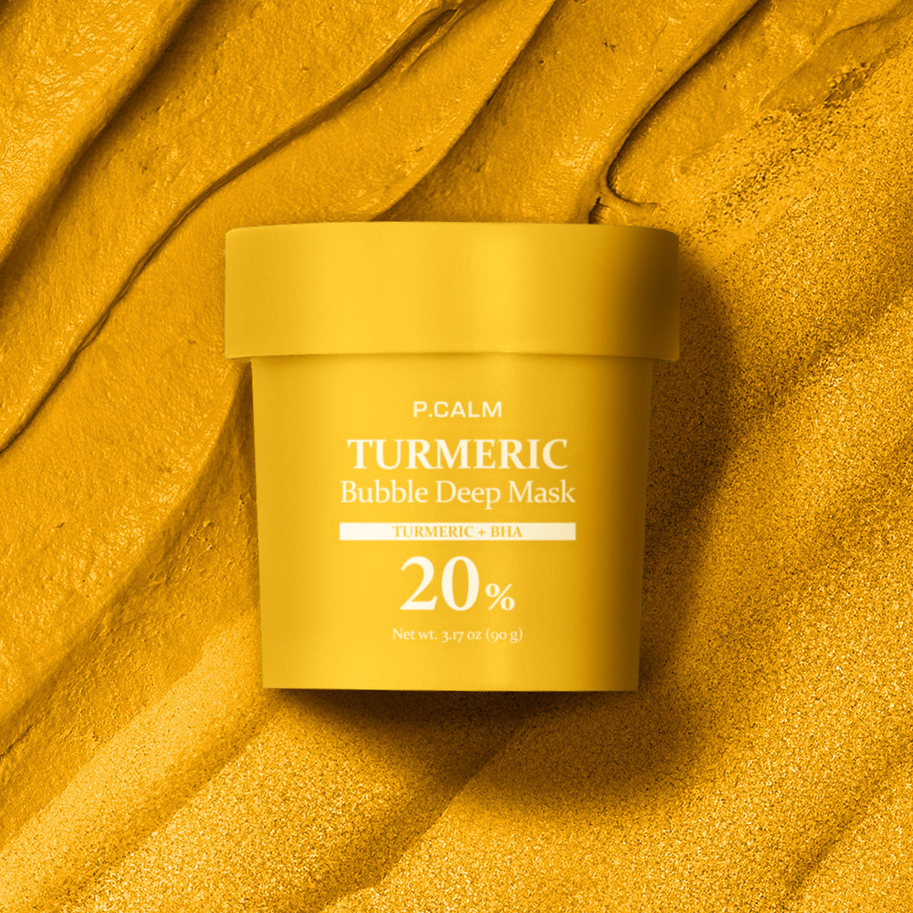 Pcalm Turmeric Curcumin Bubble Deep Mask 90g