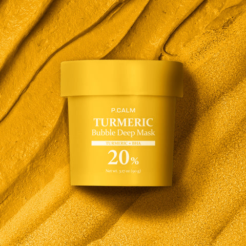 Pcalm Turmeric Curcumin Bubble Deep Mask 90g