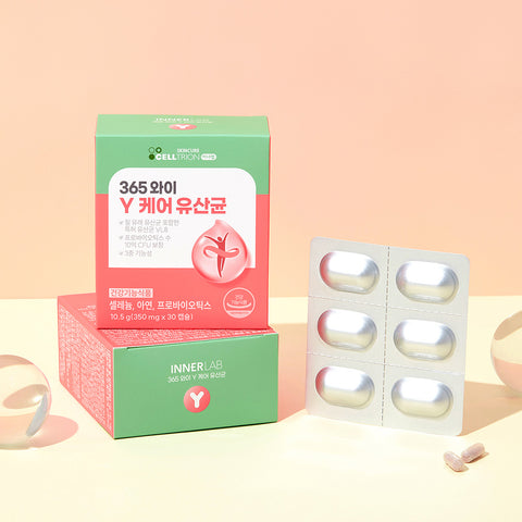 Celltrion InnerLab 365 Y Care Probiotics 350 mg x 30 Capsules (4 Boxes)