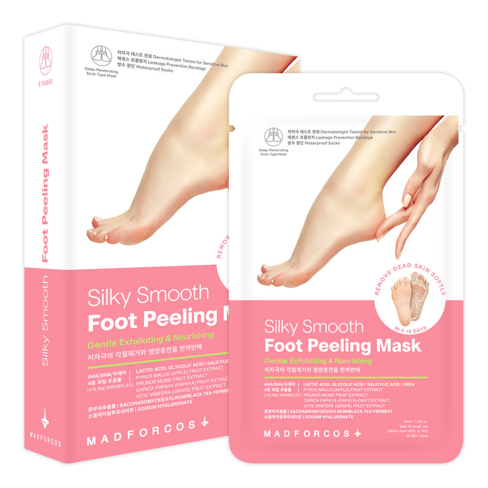 Madforcos Foot Peeling Mask Pack 4pcs (40ml)