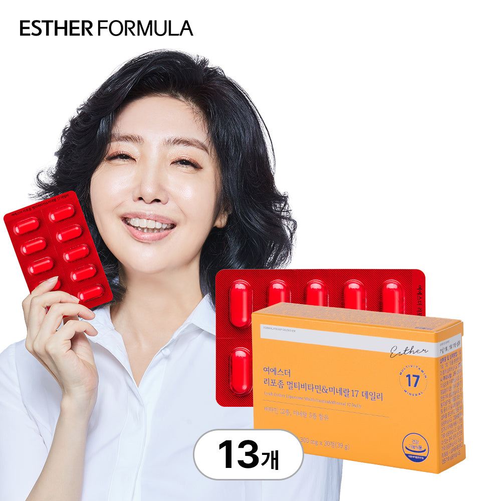 Esther Formula Liposome Multivitamin & Mineral 17 30 Tablets (13 Pack)