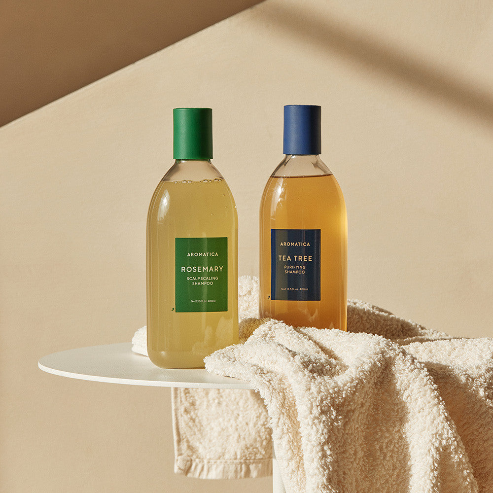 Aromatica Best Shampoo 800ml Set (Rosemary + Tea Tree)