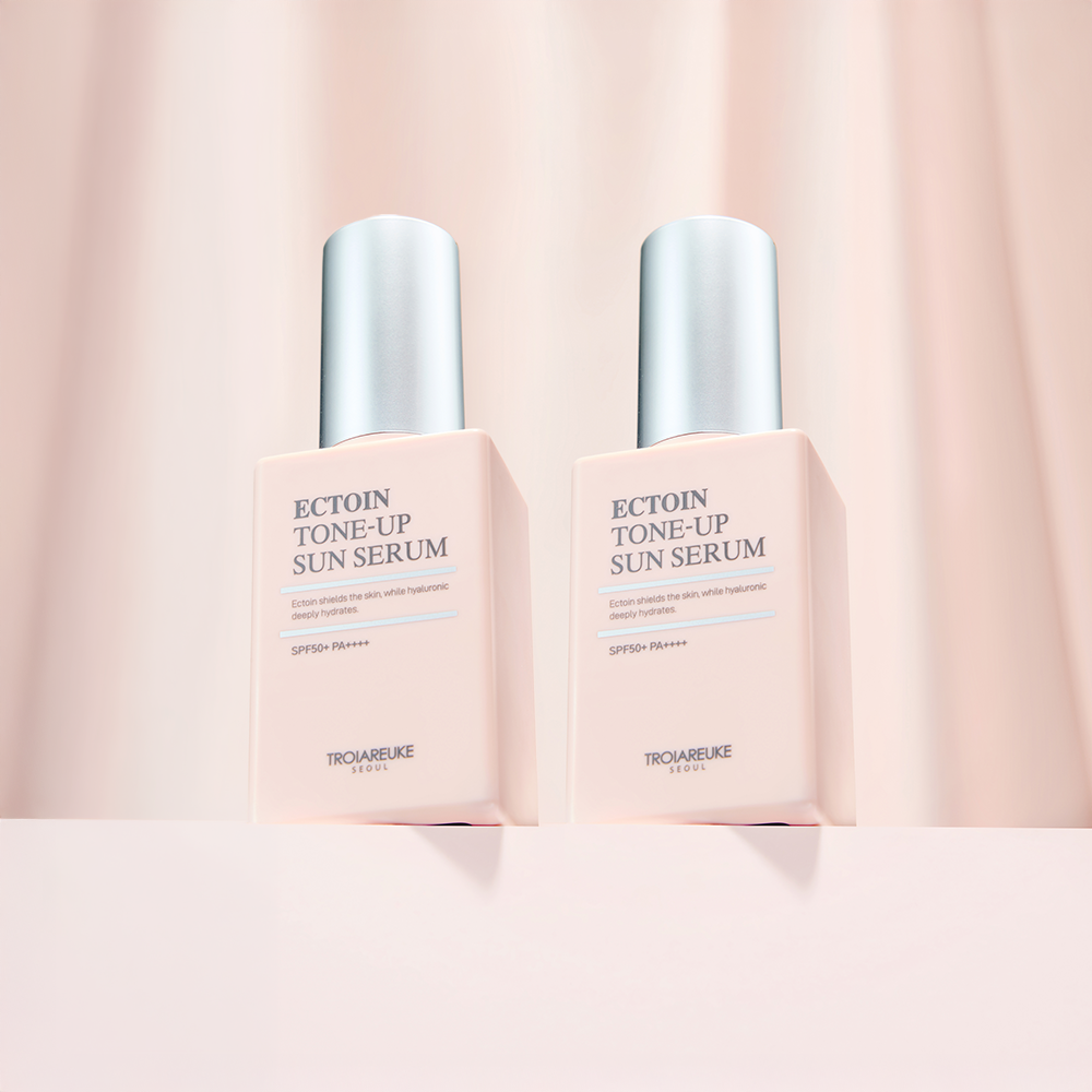 Troiareuke Ectoine Tone-Up Sun Serum SPF50+ PA++++ 50ml (2 Pack)