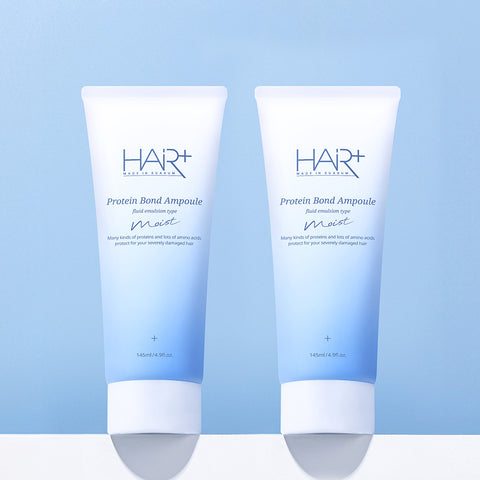 HairPlus Moist Protein Bond Ampoule No-Wash Treatment 145ml (2 Pack)