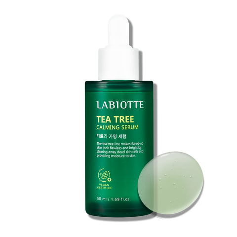 Labiotte Tea Tree Calming Exfoliating Truffle Care Serum & Cream Set + Tea Tree Serum 4ml + Cream 4ml