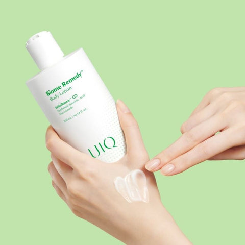 UIQ Biome Remedy Body Gift Set (Body Wash + Body Lotion + Large Shower Puff)