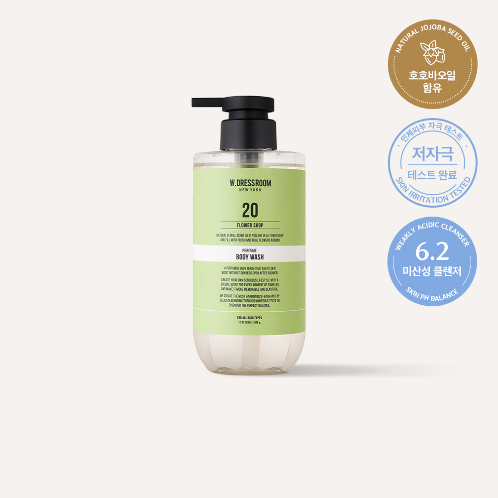 W.Dressroom Perfume Body Wash No.20 Flower Shop (500g)