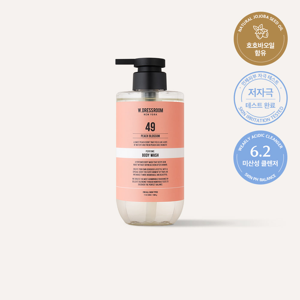W.Dressroom Perfume Body Wash No.49 Peach Blossom 500g