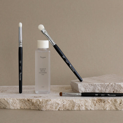 Picasso Eyeshadow Brush Mini 3-Piece Set (Mini Cleanser Gift)