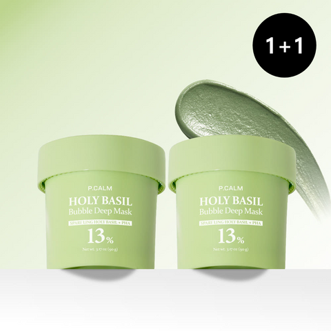 Pcalm Holy Basil Bubble Deep Mask 90g (1+1)