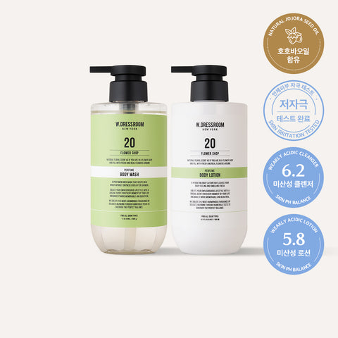 W.Dressroom Perfume Bodywash & Body Lotion 500ml (2 Pack)