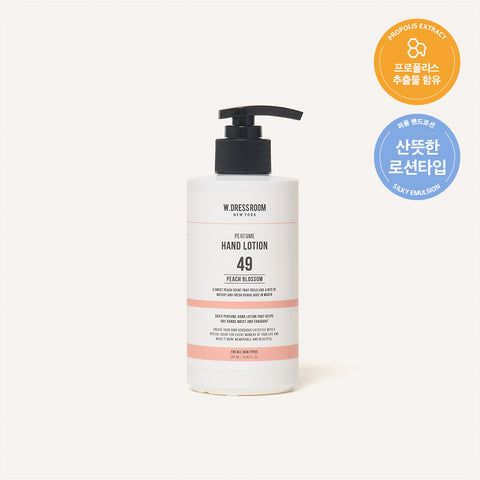 W.Dressroom Large Perfume Hand Lotion No.49 Peach Blossom 280ml