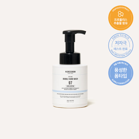 W.Dressroom Perfume Bubble Hand Wash No.97 April Cotton 300ml
