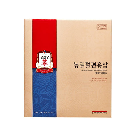 JungKwanJang Bongmil Jeolpyeon Red Ginseng 20g x 12 Sachets