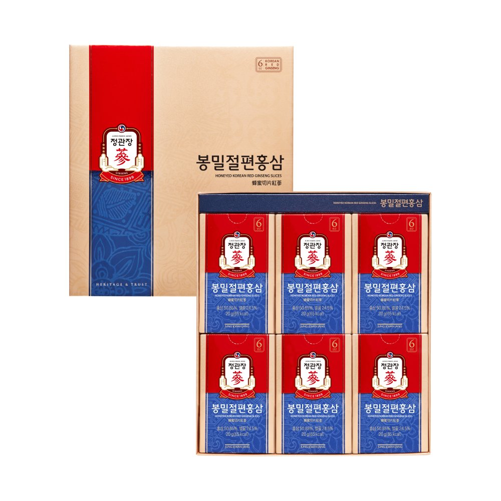JungKwanJang Bongmil Jeolpyeon Red Ginseng 20g x 12 Sachets