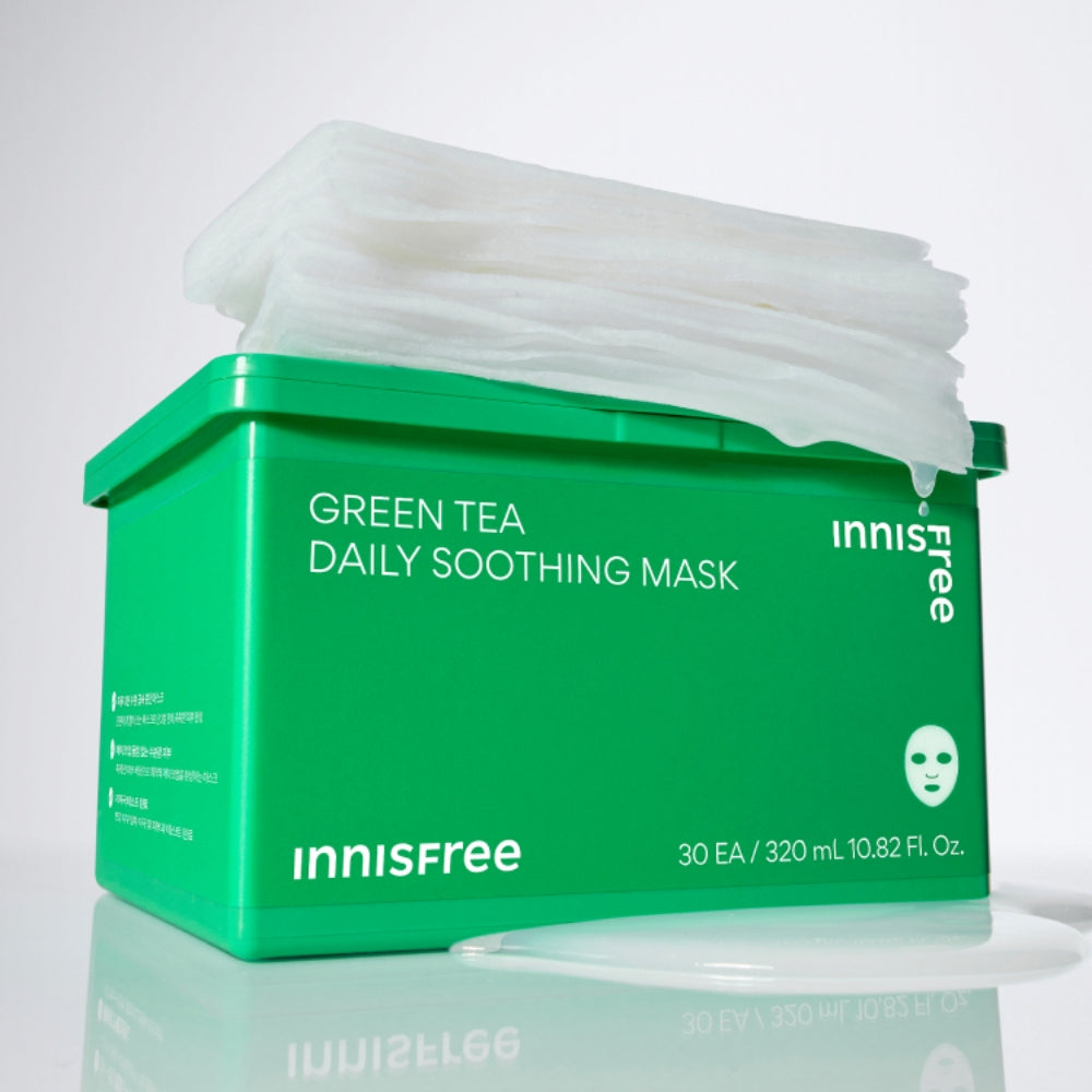 Innisfree Green Tea Daily Hydrating & Soothing Mask 30 sheets