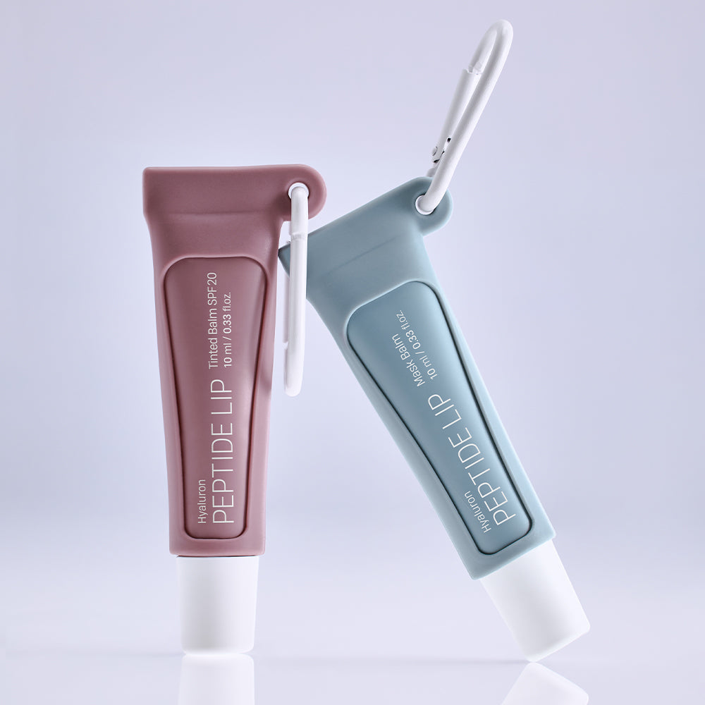 Dermatory Lip Balm Keyring Holder Set (Plumping & Volume Mask) 10ml + 10ml