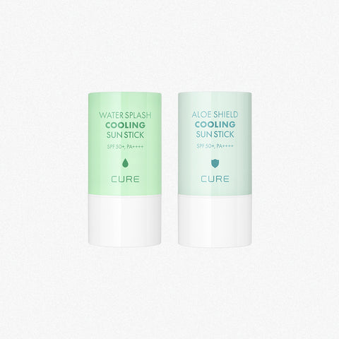 Kim Jeong Moon Aloe Cure Water Splash Cooling Sun Stick 23g + Shield Sun Stick 23g