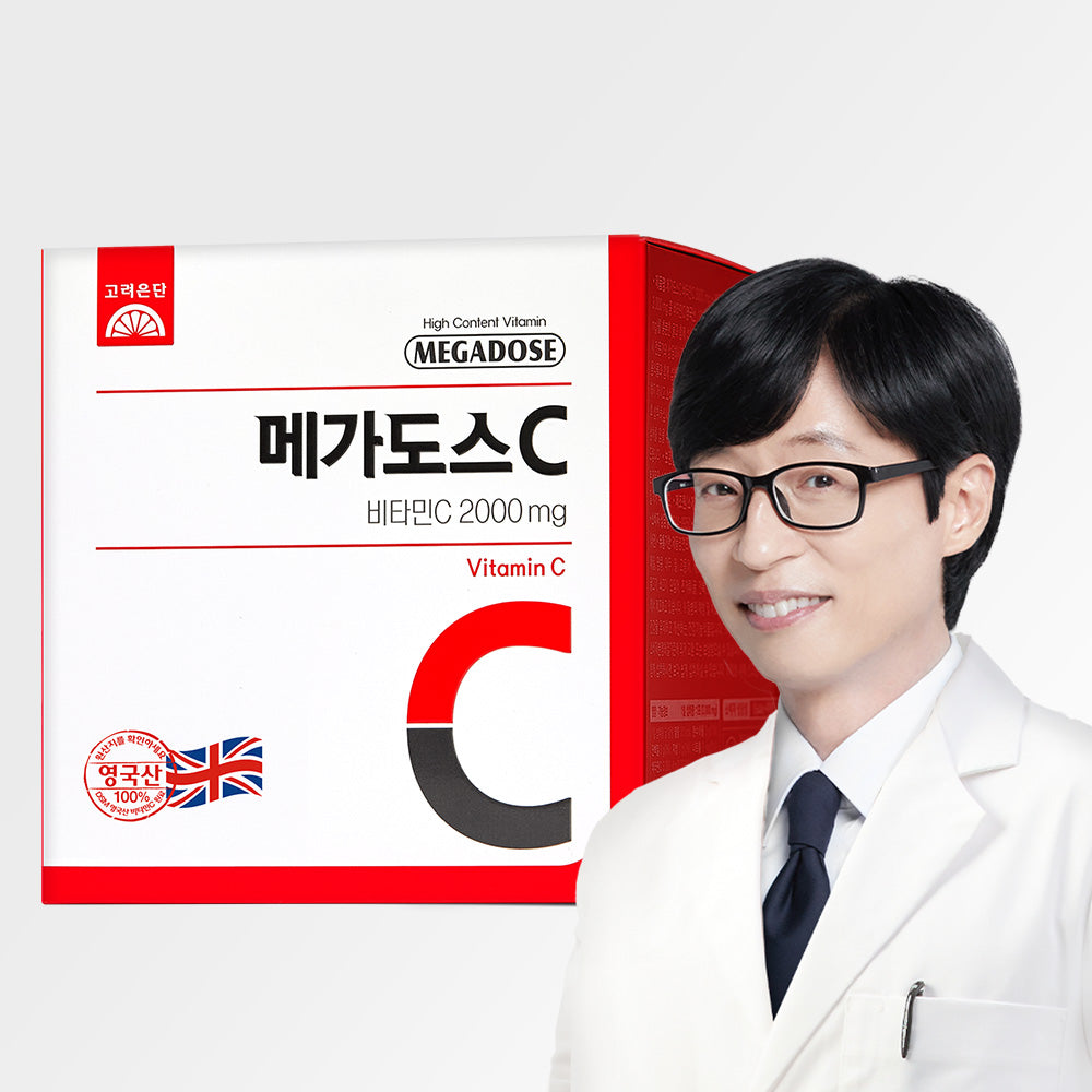Koreaeundan Megadose C Vitamin C 2000 mg 2 g x 100 Sachets (200 g)