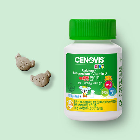 Cenovis Kids Cal-Mag-D 1.5g x 60 Chewable Tablets (3 Pack)
