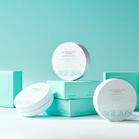 AGE20'S Calming Long Protection Mineral Sun Pact 12.5g (Main + Refill)