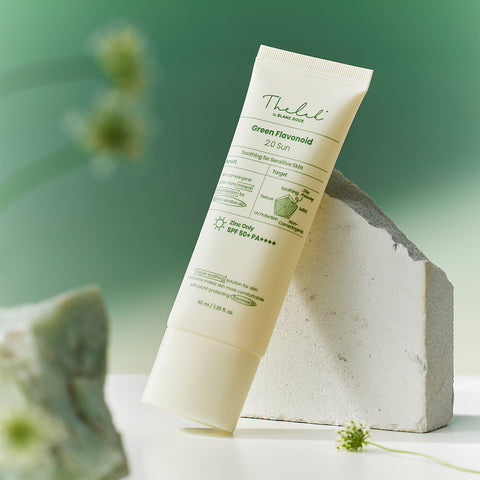 THE LAB by blanc doux Green Pla Vegan Soothing Sun Cream 40ml (2 Pack)