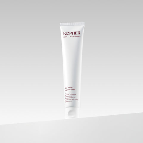 Kopher Clay Prime Pack-to-Foam Cleansing Foam 80ml