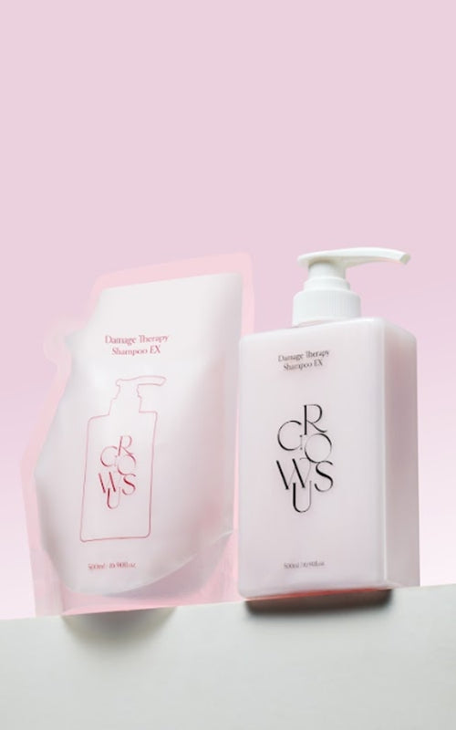 Growus Damage Therapy Shampoo EX 500ml + Refill 500ml