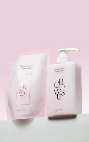 Growus Damage Therapy Shampoo EX 500ml + Refill 500ml