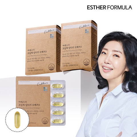 Esther Formula rTG Omega-3 (Plant-based) 30 Capsules x 3