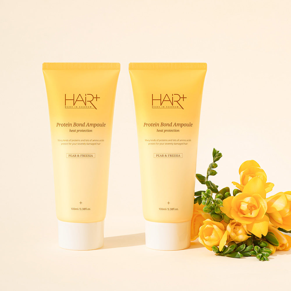 HairPlus Protein Bond Pear & Freesia Ampoule No-Wash Treatment 100ml (2 Pack)