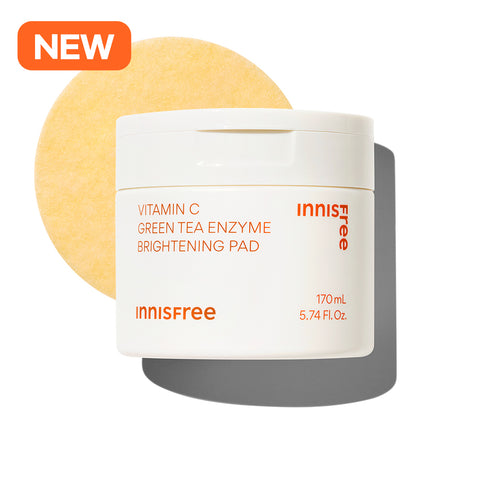 Innisfree Vitamin C Green Tea Enzyme Toning Pads 60 sheets (2 pack)