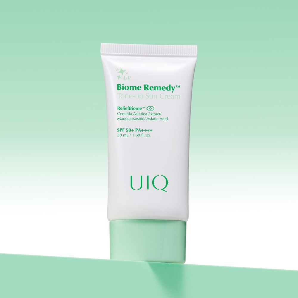 UIQ Biome Remedy Tone-Up Sunscreen Green 50ml x 2
