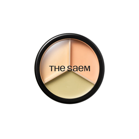 The Saem Cover Perfection Triple Pot Concealer + Powder Set