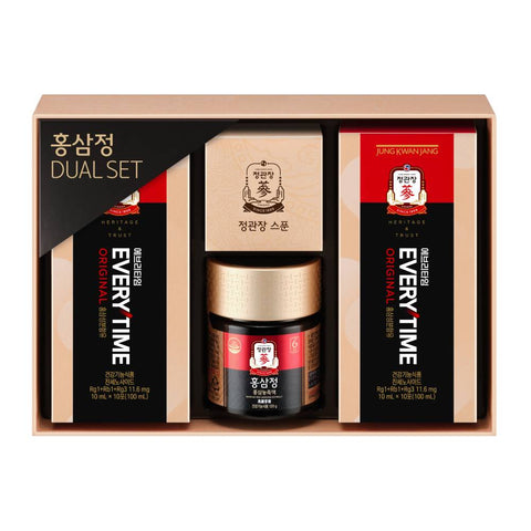 JungKwanJang Red Ginseng Extract Dual Set (120g & Everytime 20 sachets)