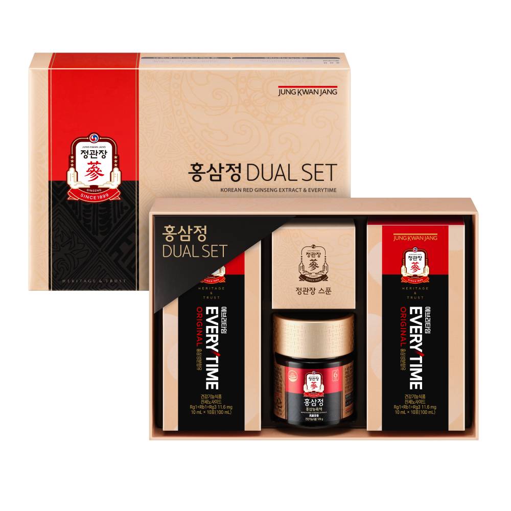 JungKwanJang Red Ginseng Extract Dual Set (120g & Everytime 20 sachets)
