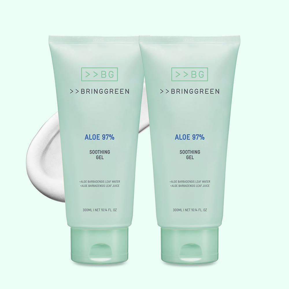 Bringgreen Aloe 97% Soothing Gel 300ml Double Pack