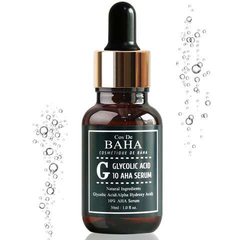 Cos De BAHA G Glycolic Acid 10% AHA High-Strength Serum 30ml
