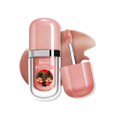 Amuse Gel Fit Gloss 3.8g (Monchhichi Limited Edition)