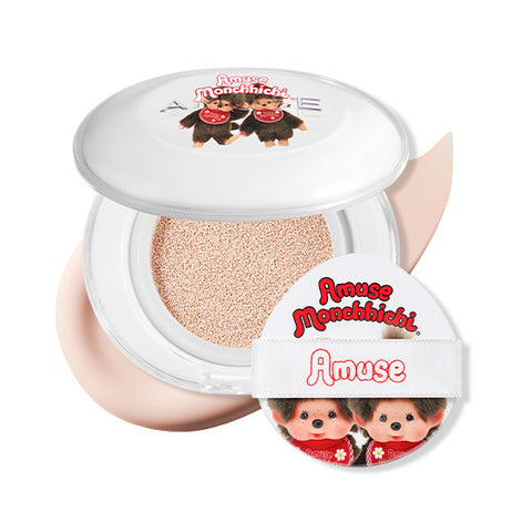 Amuse Ceramic Skin Perfector Cushion 15g SPF40 (Monchhichi Limited Edition)